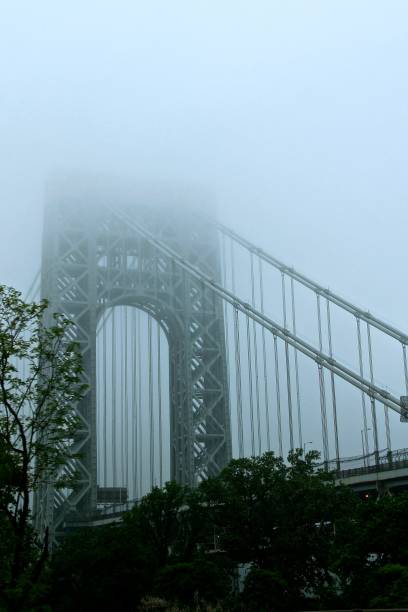 istock Fog over the George Washington Bridge 982238186