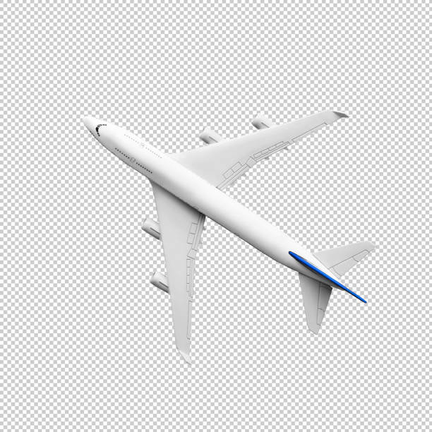 Model plane,airplane mock up.clipping path stock photo