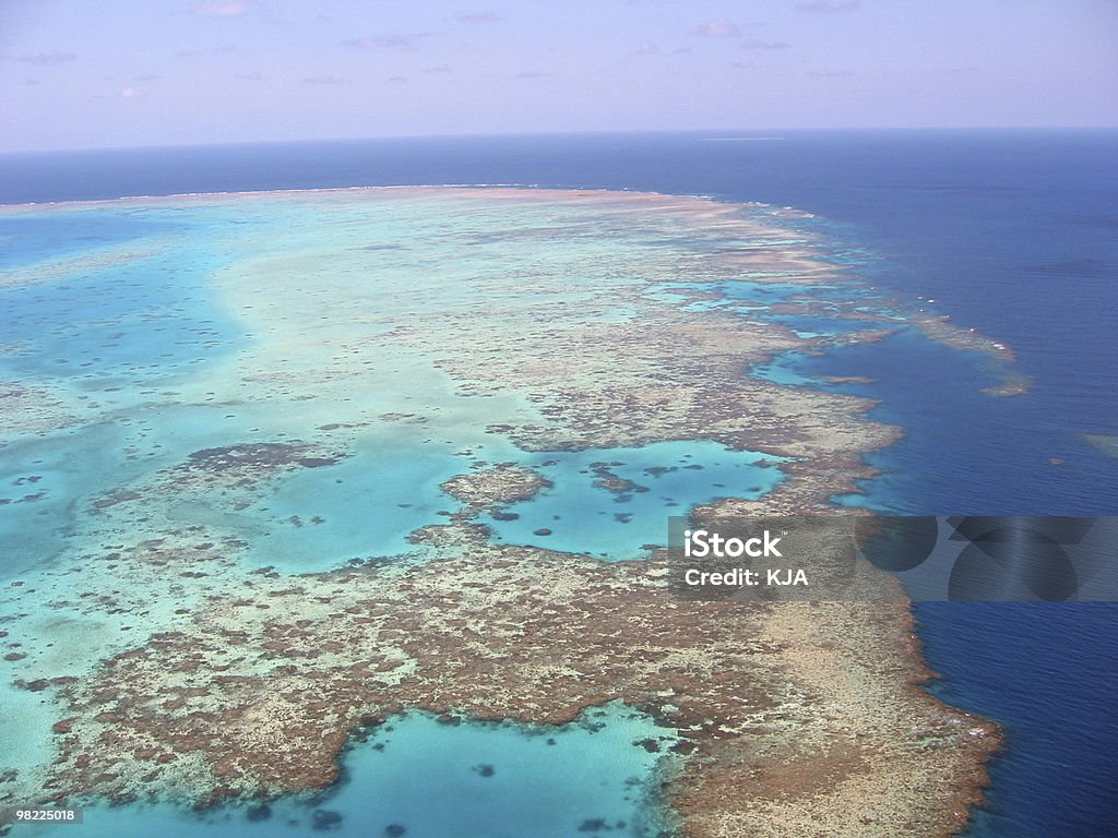Большой Барьерный риф в Австралии's (view from the air - Стоковые фото Австралия - Австралазия роялти-фри