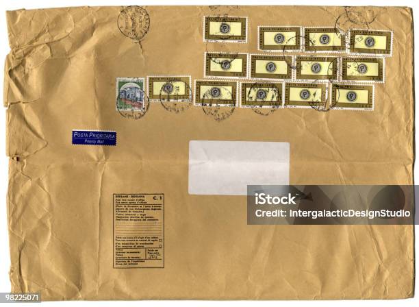 Grande Italiano Envelope Marrom Xxl - Fotografias de stock e mais imagens de Correio - Correio, Envelope, Pacote - Empacotar