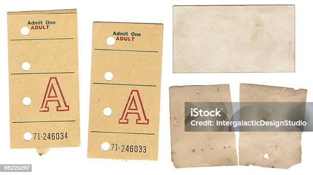 Vintage Paper Принадлежащих Xxl — стоковые фотографии и другие картинки Письмо - документ - Письмо - документ, Admit one - английское словосочетание, Алфавит