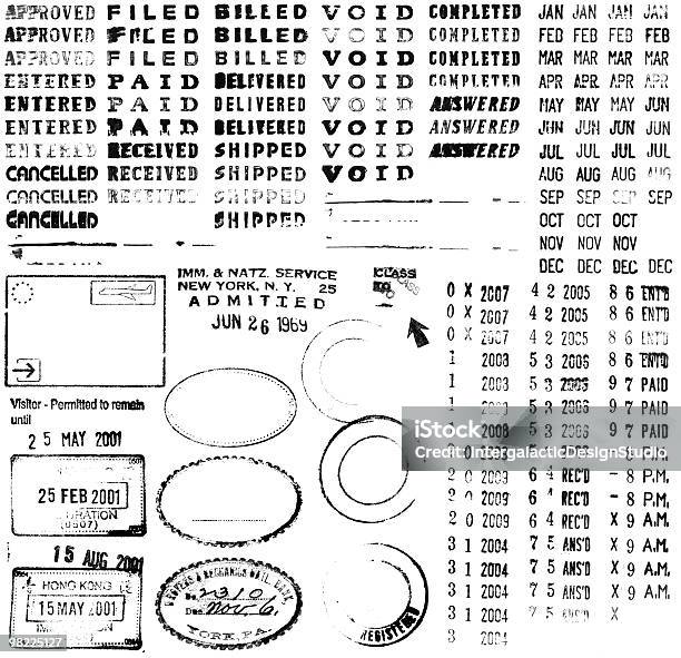 Foto de Carimbo De Borracha Grupo Xxl e mais fotos de stock de Carimbo - Carimbo, Selo Postal, Estilo retrô