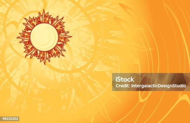 Hot Stock Vektor Art und mehr Bilder von Sommer-Sonnenwende - Sommer-Sonnenwende, Hitzewelle, Bildhintergrund