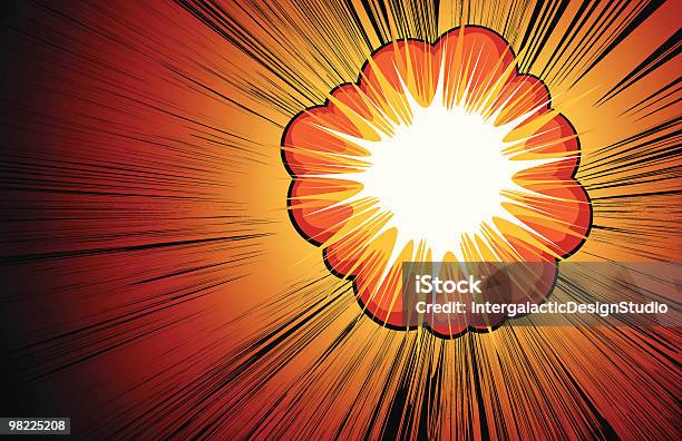 Kaboom Stock Illustration - Download Image Now - Backgrounds, Cartoon, War