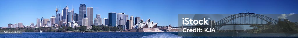 シドニーハーバーのパノラマに広がる XXL 朝（高解像度） - シドニー・オペラハウスのロイヤリティフリーストックフォト