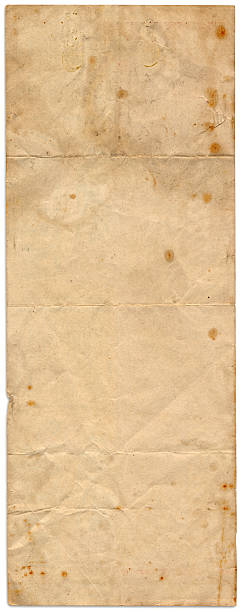 Long Stained Paper XXL stock photo