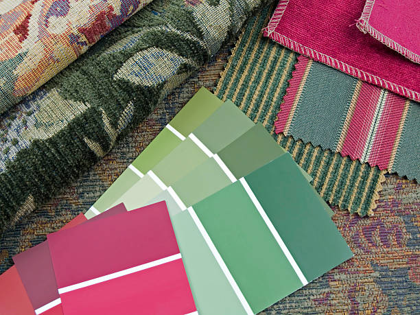 istock Green and red interior decoration plan 98225665