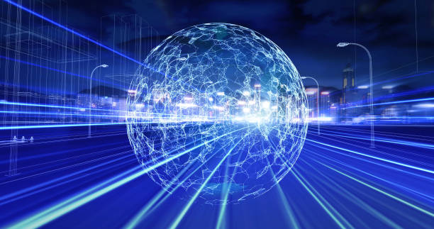 istock Global communication and City Network concept 982269144
