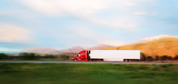 istock Truck on the road 982284566