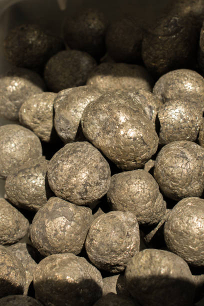 istock Pyrite Tumbled Stones gem stone as mineral rock 982284674