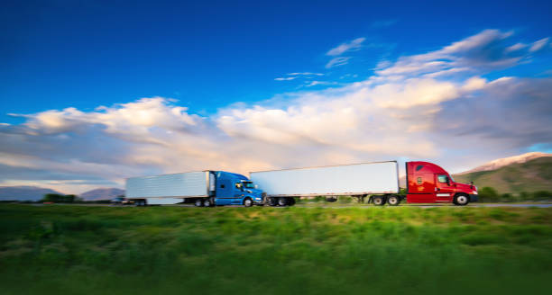 istock Truck on the road 982284706