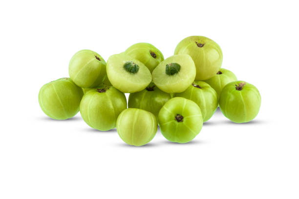 istock Indian gooseberry isolated on white background 982288030