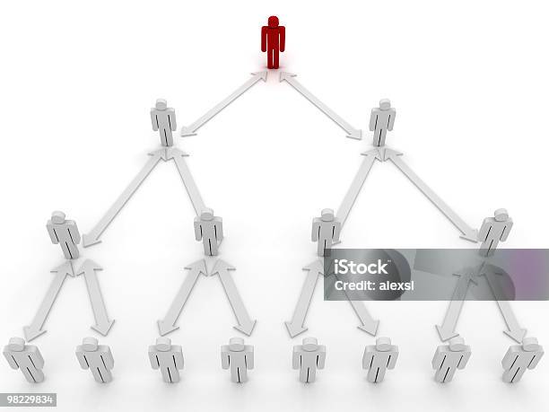 Organization Hierarchy Stock Photo - Download Image Now - Hierarchy, Diagram, Organization Chart
