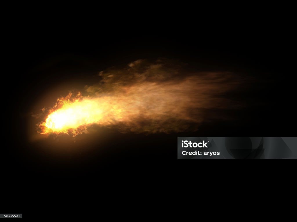 Firy Comet - Lizenzfrei Feuerball Stock-Foto