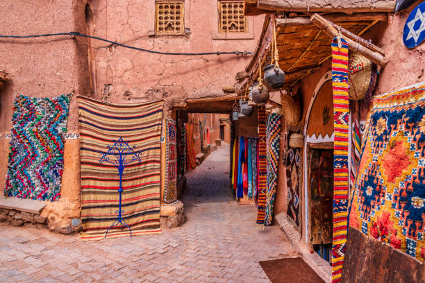 istock Handmade carpets and rugs in Morocco 982317926