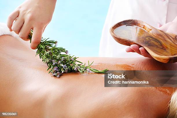 A Woman Having An Organic Beauty Treatment Stock Photo - Download Image Now - Adult, Alternative Therapy, Back