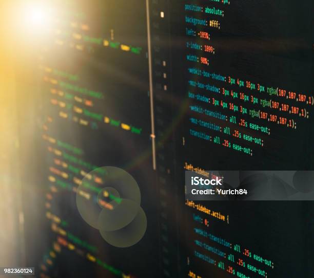 Back End Code Flow Backend Coding Workflow Of The Web Developing Stock Photo - Download ...