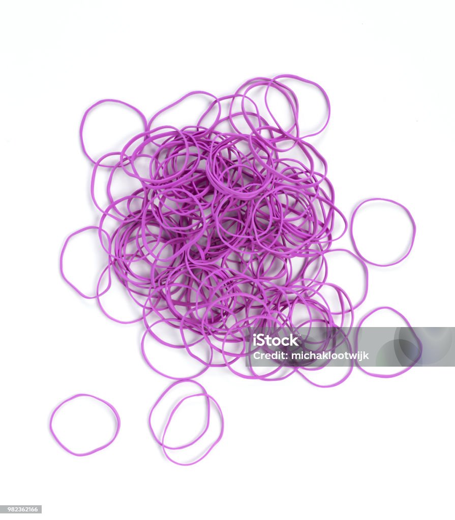 Close View Small Rubber Bands Stock Photo - Download Image Now - Equipment,  Image, Netherlands - iStock