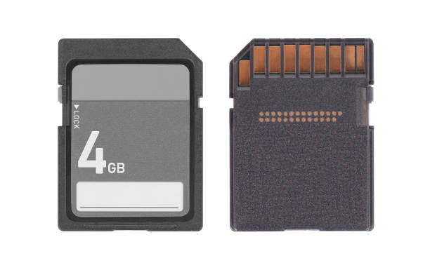 istock Memory card isolated on white background - 4 Gigabyte 982362752