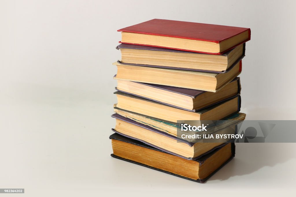 pile of old books Book Stock Photo