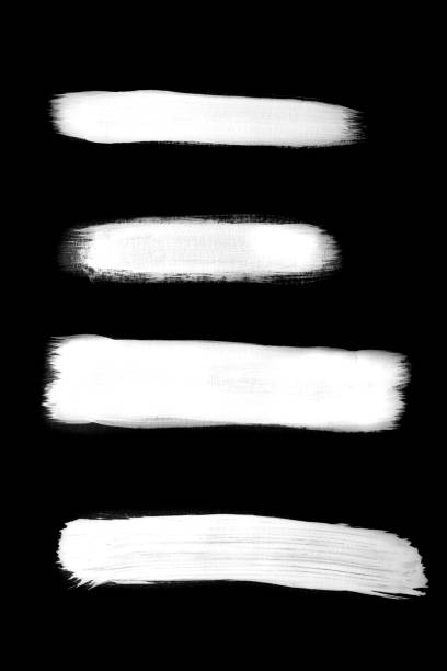 istock White color paint brush stroke 982378878
