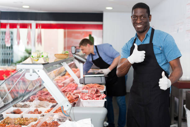 istock African American butcher giving thumbs up 982387364