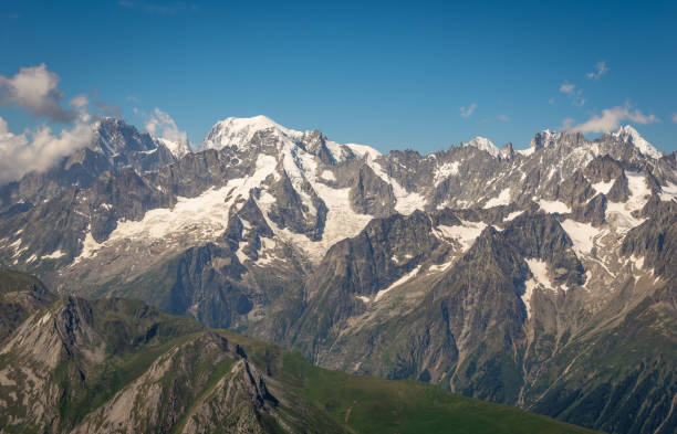 istock Mont Blanc summit seen from Switzerland 982387792