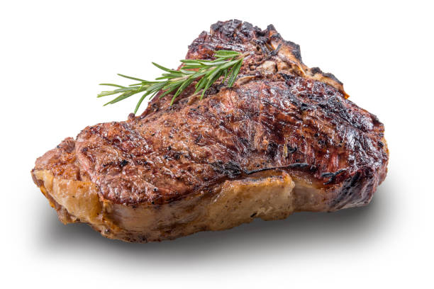istock Whole grilled T-bone steak with rosemary 982395322