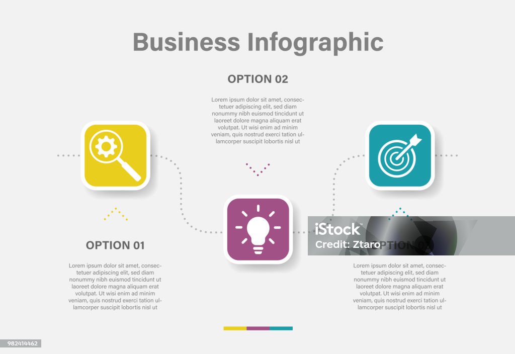 Three Step Process Visual Process Chart 3 Steps Diagram Stock Illustration - Download Image Now ...
