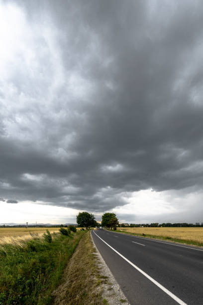 istock Dark sky above the road 982415028