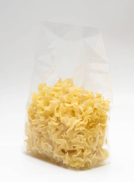 istock Transparent plastic pasta bag 