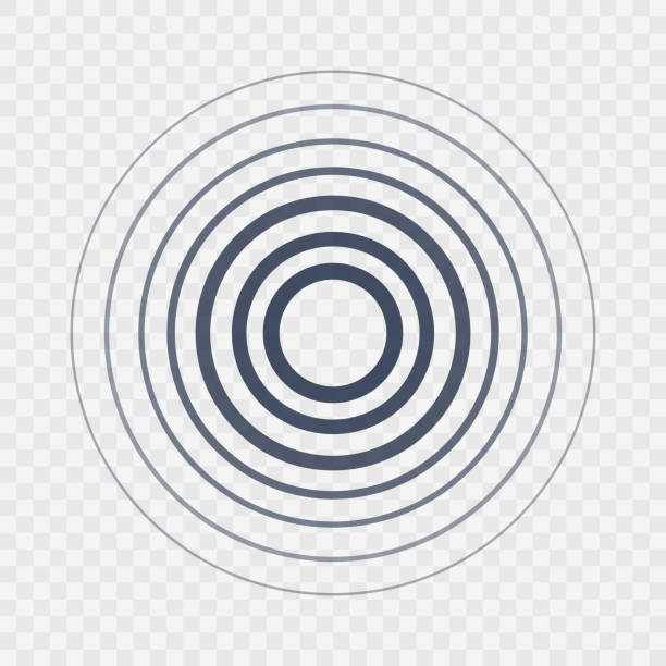 ÐÐµÑÐ°ÑÑ Sound wave icon isolated on chess background concentric stock illustrations
