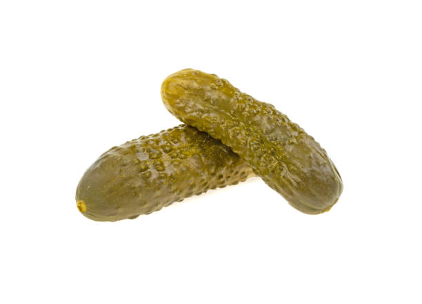 istock two cucumber canned on a white background 982464854