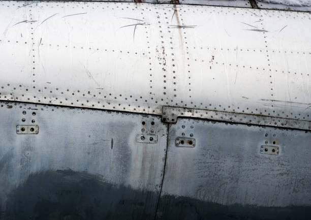 istock The texture of metal in rivets. Background 982481580