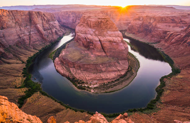 istock beautiful horseshoe bend at sunset ,page,arizona,usa. 982486604