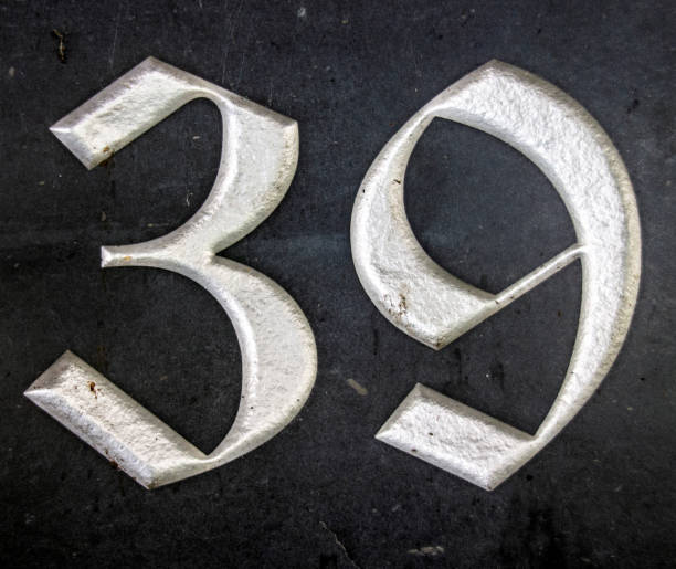 istock Written Wording in Distressed State Typography Found Number 39 982491256