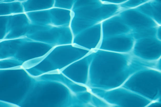 istock Swimming pool water sun reflection background. Ripple Water. 982493996
