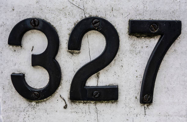 istock Written Wording in Distressed State Typography Found Number 327 982498418