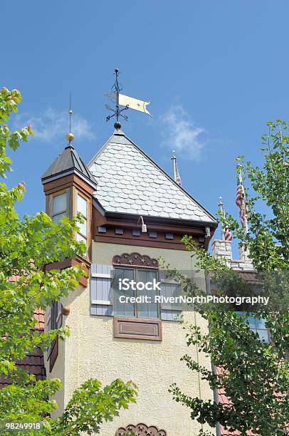 Steeple Frankenmuth Michigan Stock Photo - Download Image Now - Blue, Color Image, Frankenmuth