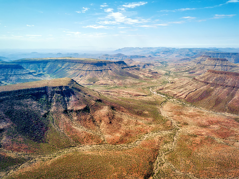 Grootberg  Canyon in Northern Namibia taken in January 2018