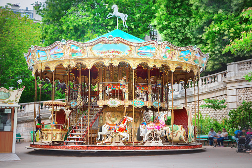 Merry-go-round in Paris