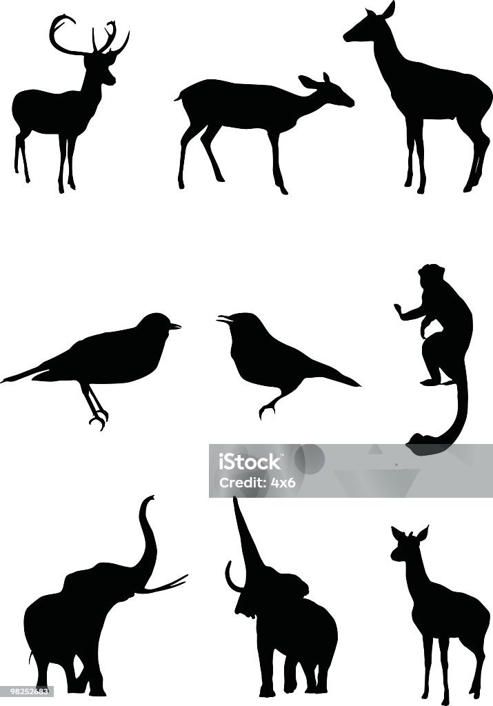 Fantastische Tiere für die Verwendung in ihrem design - Lizenzfrei Computergrafiken Vektorgrafik