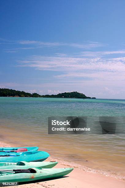 Kayak Stock Photo - Download Image Now - Beach, Blue, Breaking Wave