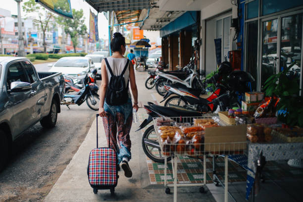 istock Young traveler in Krabi Town, Thailand 982528568