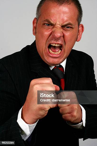 Business Man Stock Photo - Download Image Now - Boxing - Sport, Businessman, Suit