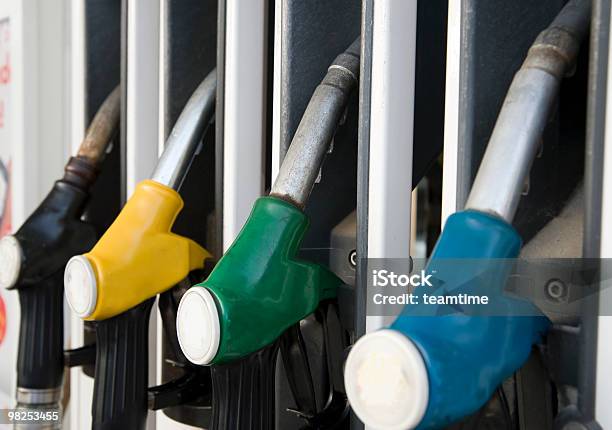Fuelling Nozzle Stock Photo - Download Image Now - Blue, Close-up, Color Image