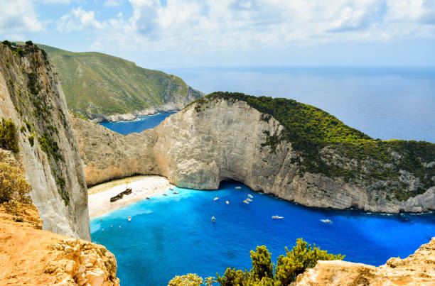 istock Shipwreck Bay, Zakynthos Island, Greece. 982535348