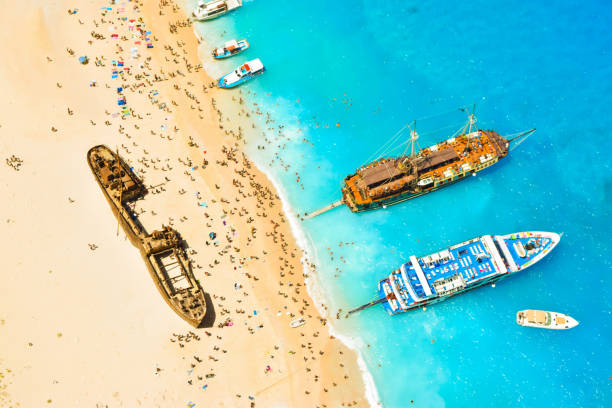 istock Shipwreck Bay, Zakynthos Island, Greece. 982540224