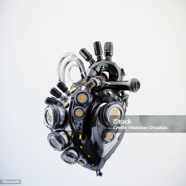 Scifi Robotic Heart Engine 3d Rendering Stock Photo - Download Image Now -  Art, Artificial, Artificial Intelligence - iStock
