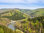 View of the Bystrzyca River